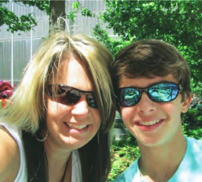 TOP Duston photographed with <b>Makenna Reeder</b>. ABOVE Dylan with mom Michelle. - 0002